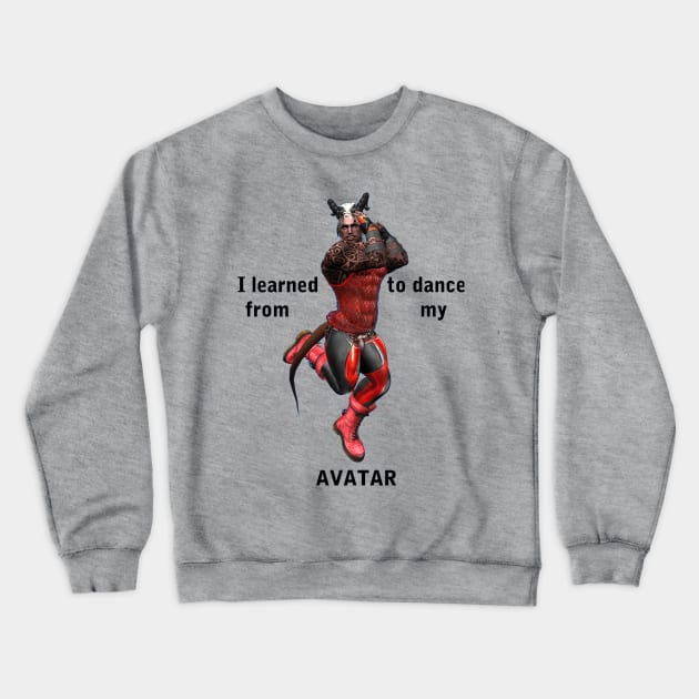 Avatar Dance Lesson, AJL Crewneck Sweatshirt by AJ Leibengeist